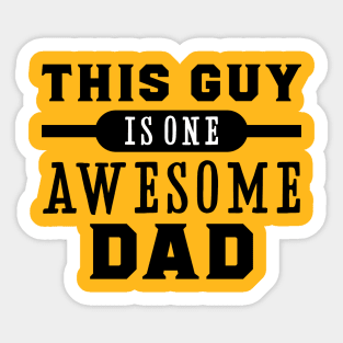 Awesome Dad Sticker